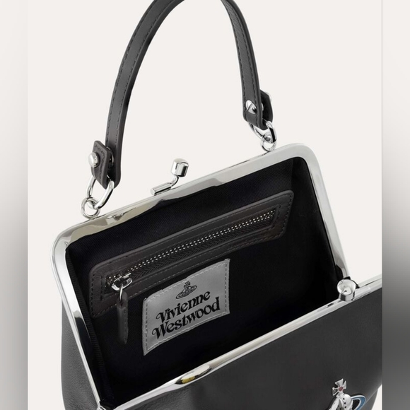 Vivienne Westwood Leather Granny Frame Bag NWT - Picture 4 of 5